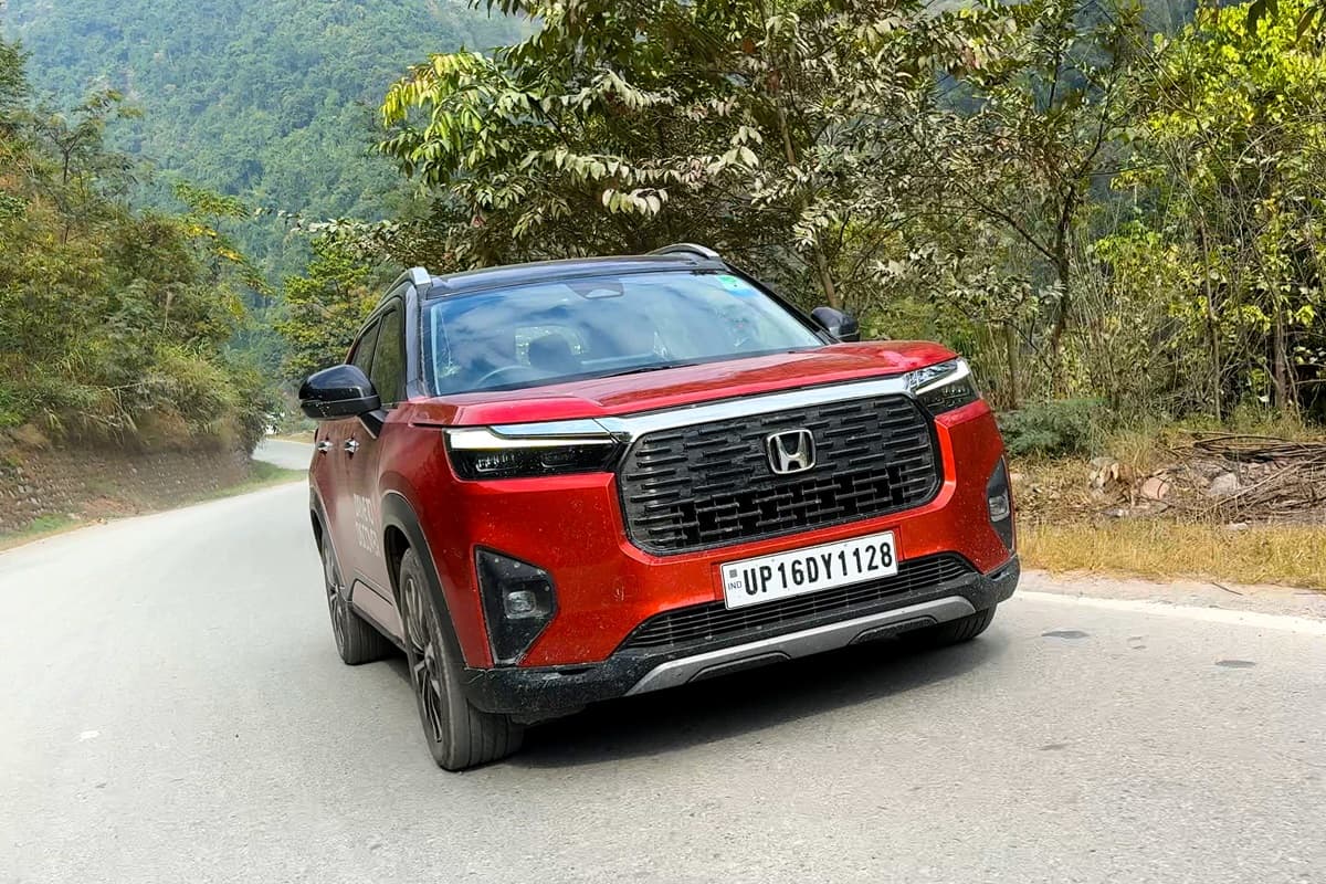 Ilustrasi honda elevate facelift untuk artikel Honda Elevate Facelift Terlihat di India