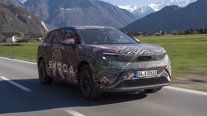 Ilustrasi skoda peaq untuk artikel Skoda Peaq: SUV listrik tujuh kursi pesaing EV9